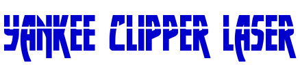 Yankee Clipper Laser Schriftart